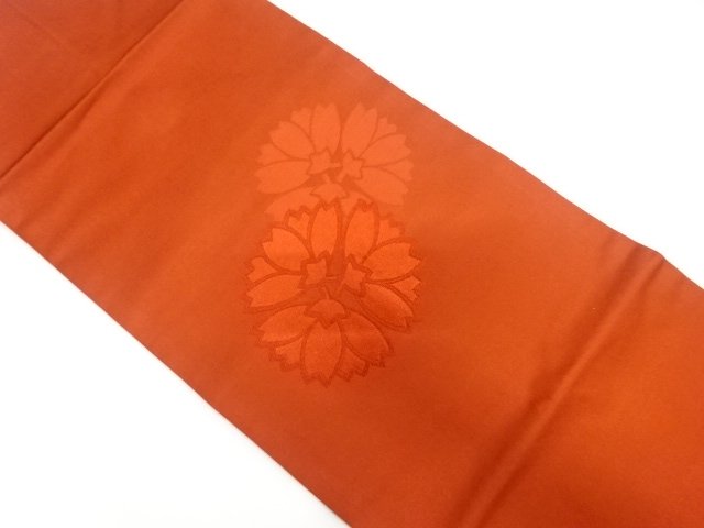 JAPANESE NAGOYA OBI / WOVEN SAKURA